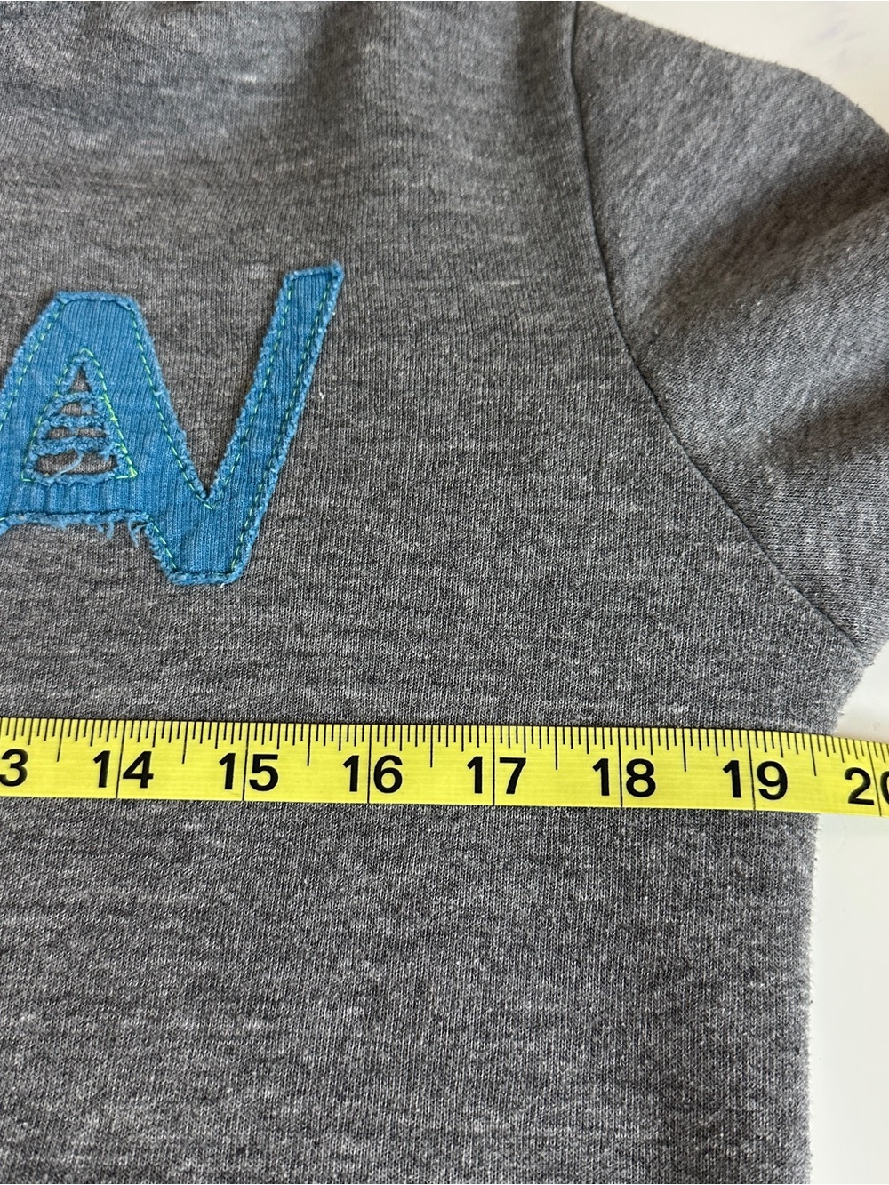 Aviator Nation Grey Zip Hoodie with Rainbow Stripe Lining and Sleeve - Picture 6 of 11